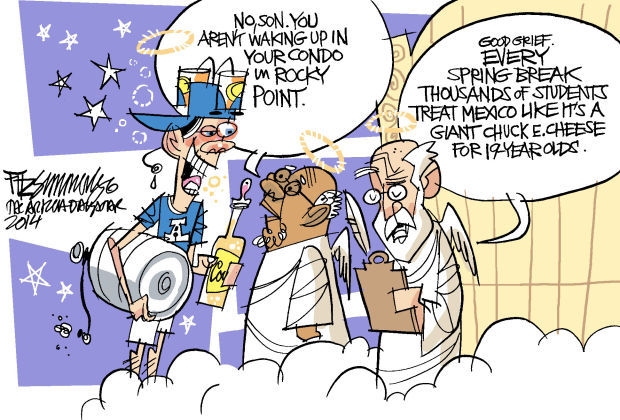 Daily Fitz Cartoon: Spring Break